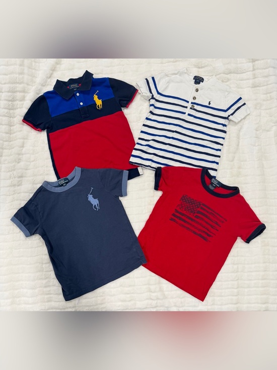 Polo Ralph Lauren Other - Polo Ralph Lauren Shirt Bundle of 4 TODDLER BOYS Summer Clothes size 3T